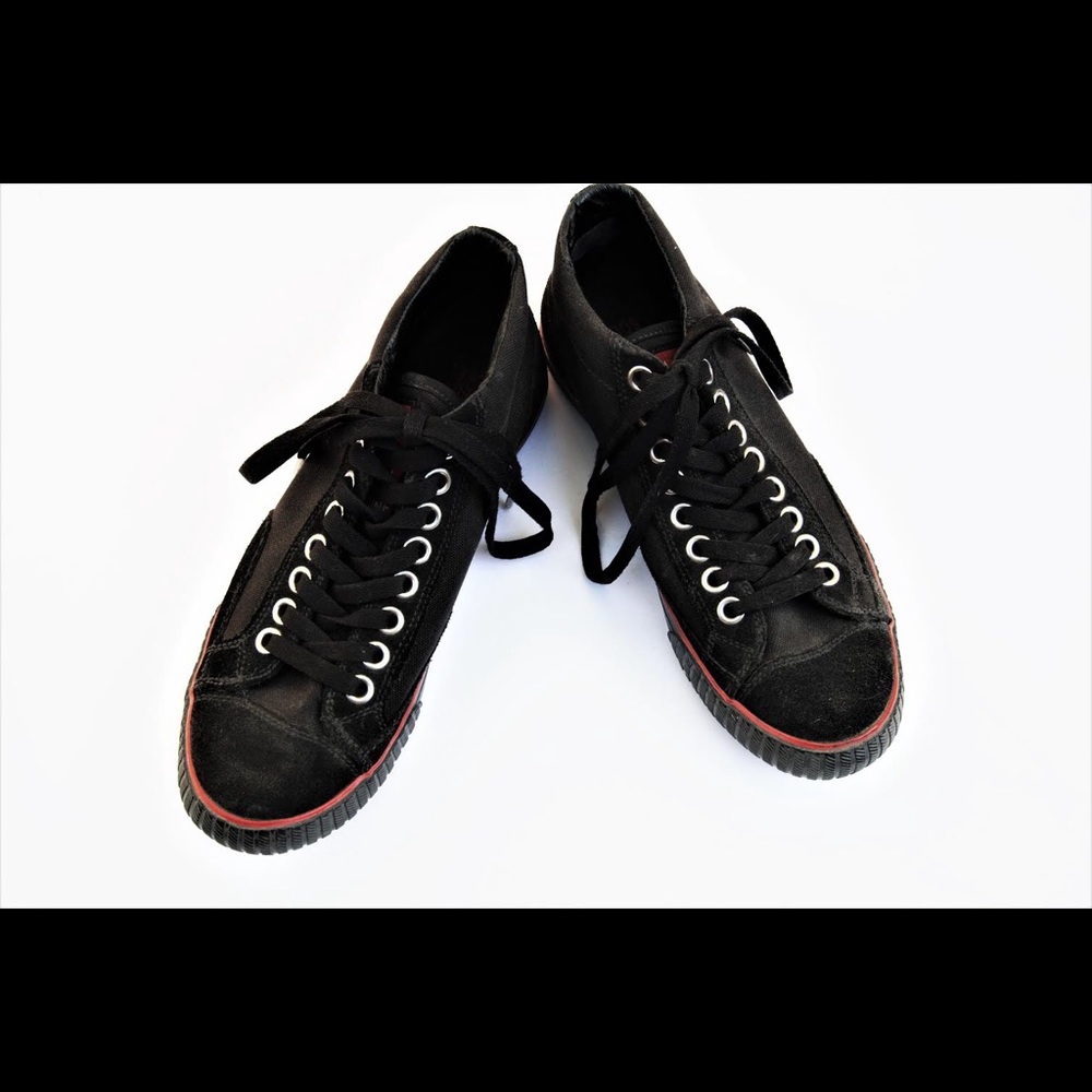 Chrome Black & Red Shoes - Women’s Size 8.5